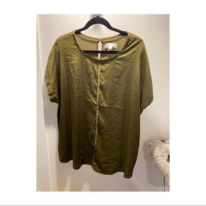 *3for20* *2for10* Addition Elle - Green Blouse  2X